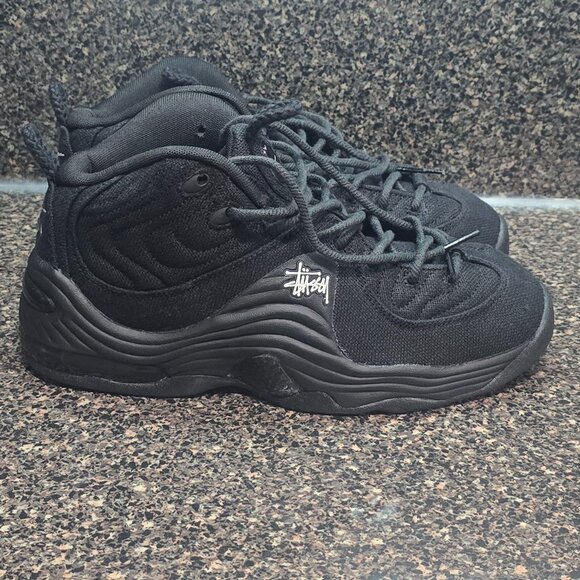 Nike Air Penny X Stussy 2 Black Size 8 DQ5674-001 Limited Edition Rare Collab - Picture 1 of 16